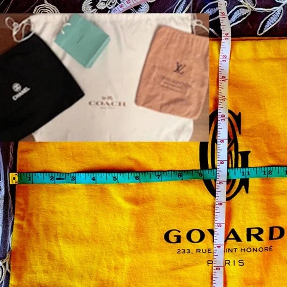 Coach, Chanel, and Louis Vuitton, Tiffany and Goyard Dust Bags! - Picture 1 of 16